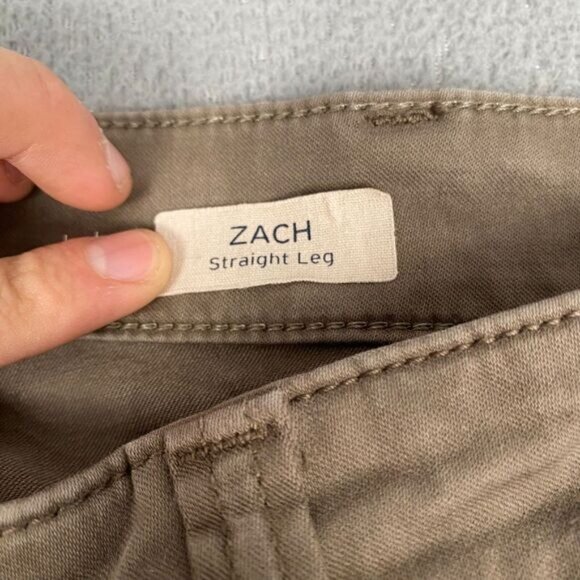 Mavi Jeans Straight Leg Pants Men's SZ 44 Brown Straight Leg Pants Stretch - Picture 4 of 10